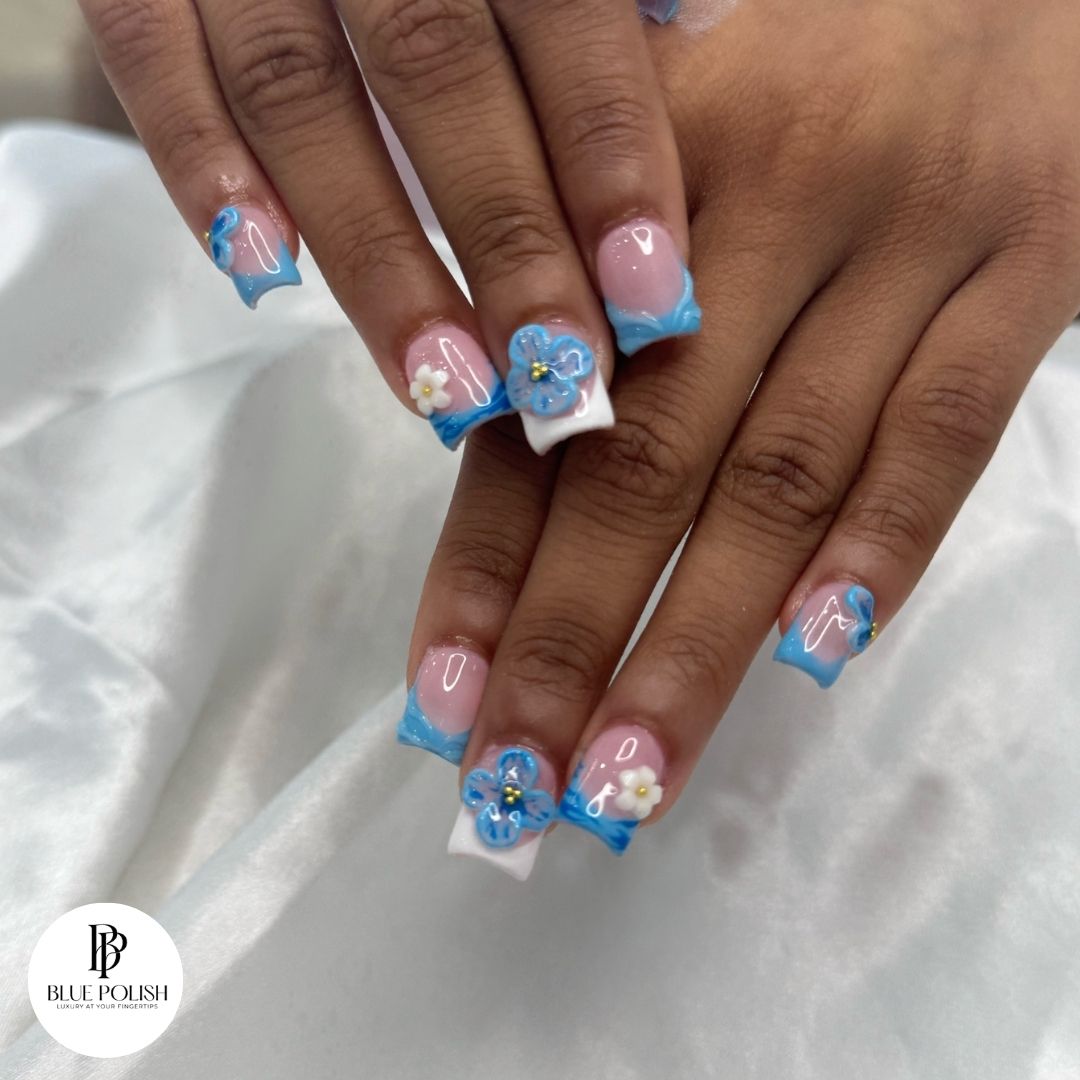 Blue Polish Nail Spa